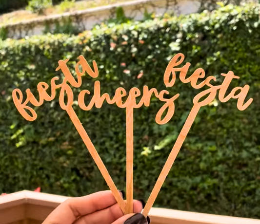 Personalized Premium Handmade Drink Stirrers