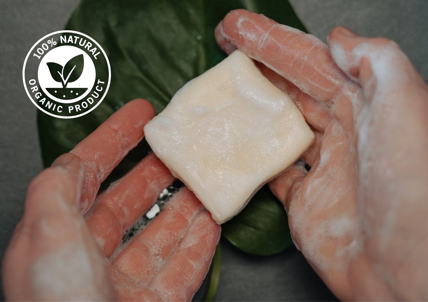 Organic All Natural Handmade Bar Soap (Scent Free for Sensitive Skin)