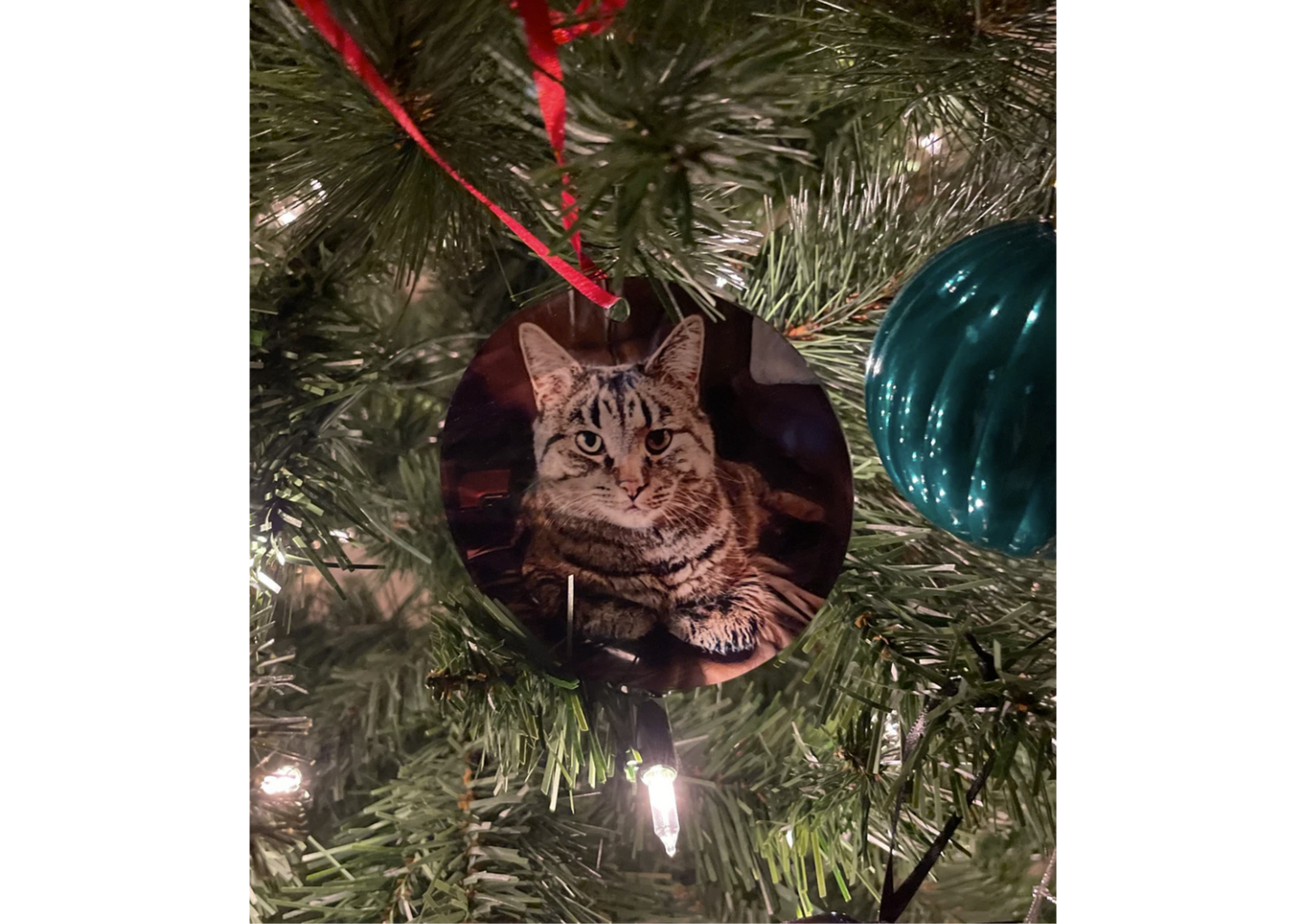 Custom Photo Ceramic Ornament