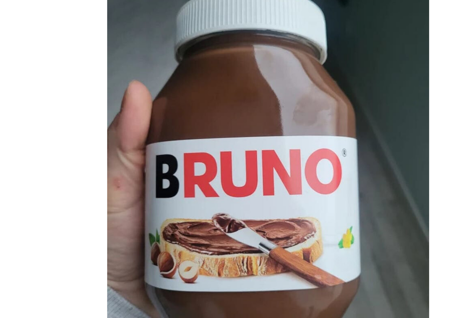 PREMIUM High Quality Nutella Stickers with Personalized First Name