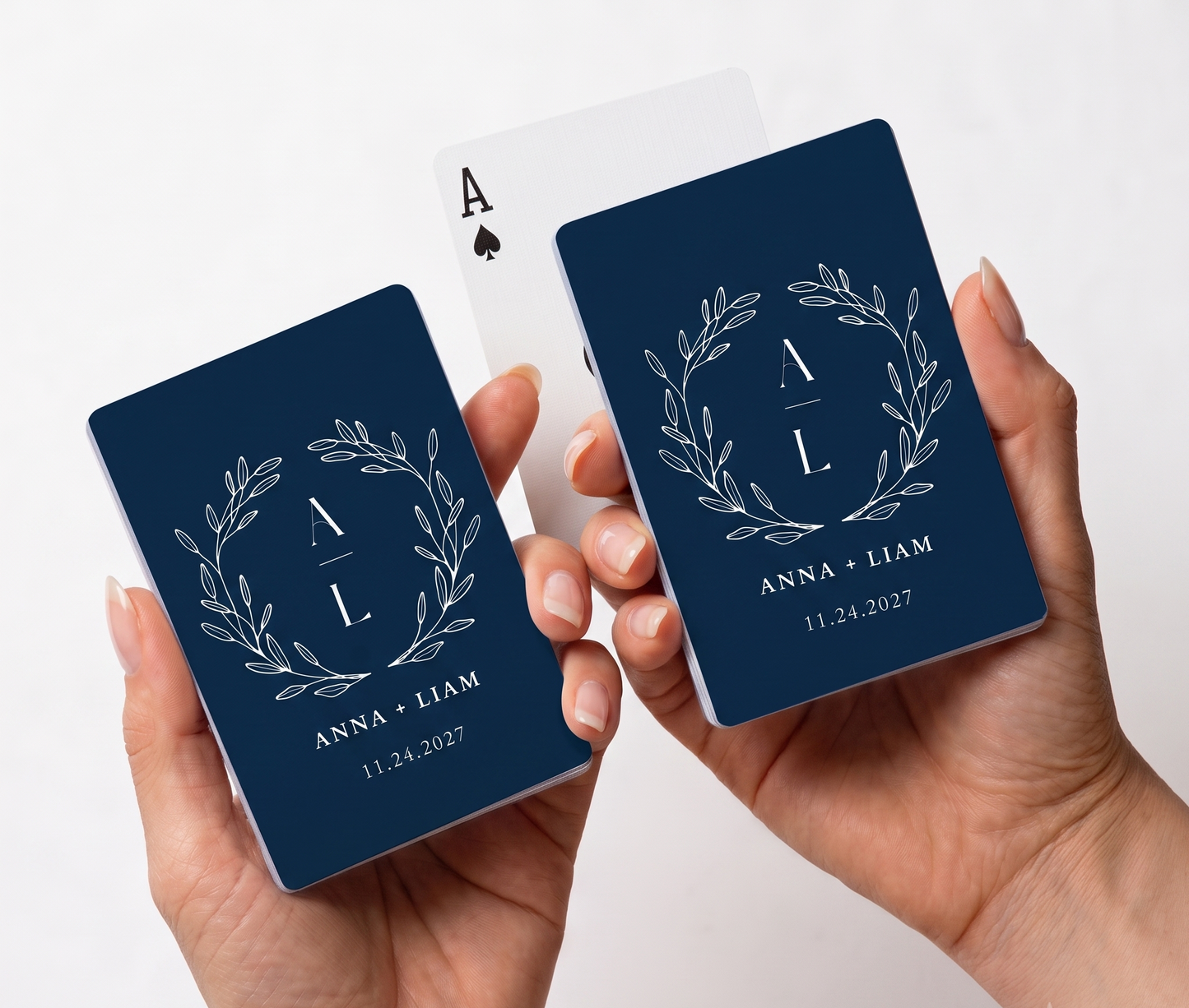 Custom Wedding Playing Cards - Personalized Bulk Favors (Sets of 5+)