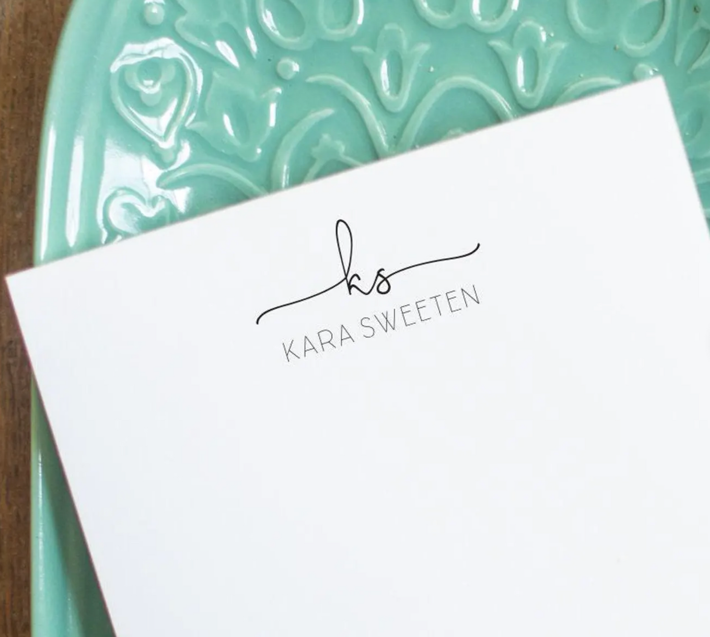 Personalized Modern Design Notepad with Name