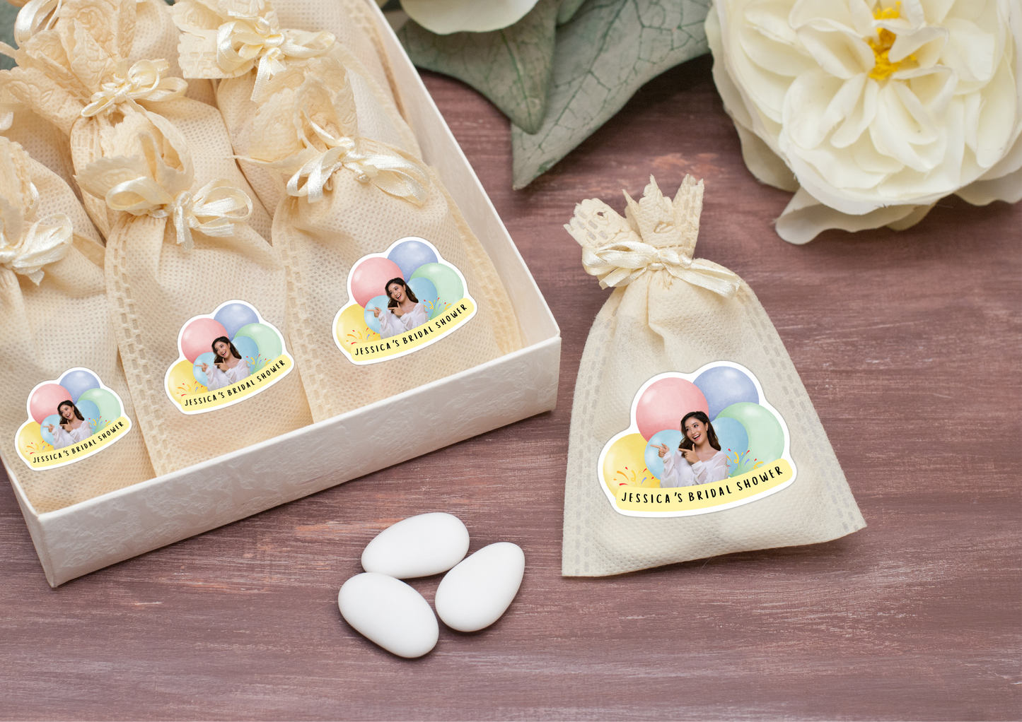 Bridal Shower Sticker｜Custom Bridal Shower Sticker｜Personalized Favor Sticker｜Bridal Shower Favor｜Party Favor｜Goodie bag